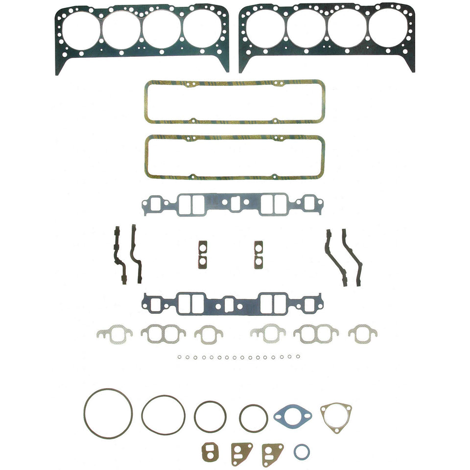 Fel-Pro front packaging view showing gasket set and clear fitment reassurance