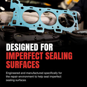 Fel-Pro gasket close-up of embossed beads for improved sealing performance