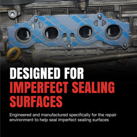 Fel-Pro close-up of gasket material texture demonstrating heat-resistant construction