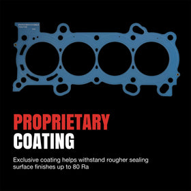 Fel-Pro gasket edge profile showing multilayer steel for durable sealing