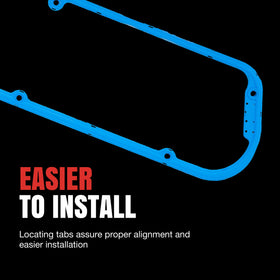 Fel‑Pro kit components laid out to show every included gasket and fastener for readiness