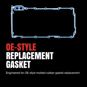 Fel-Pro gasket next to ruler showing scale and accurate fitment advantage