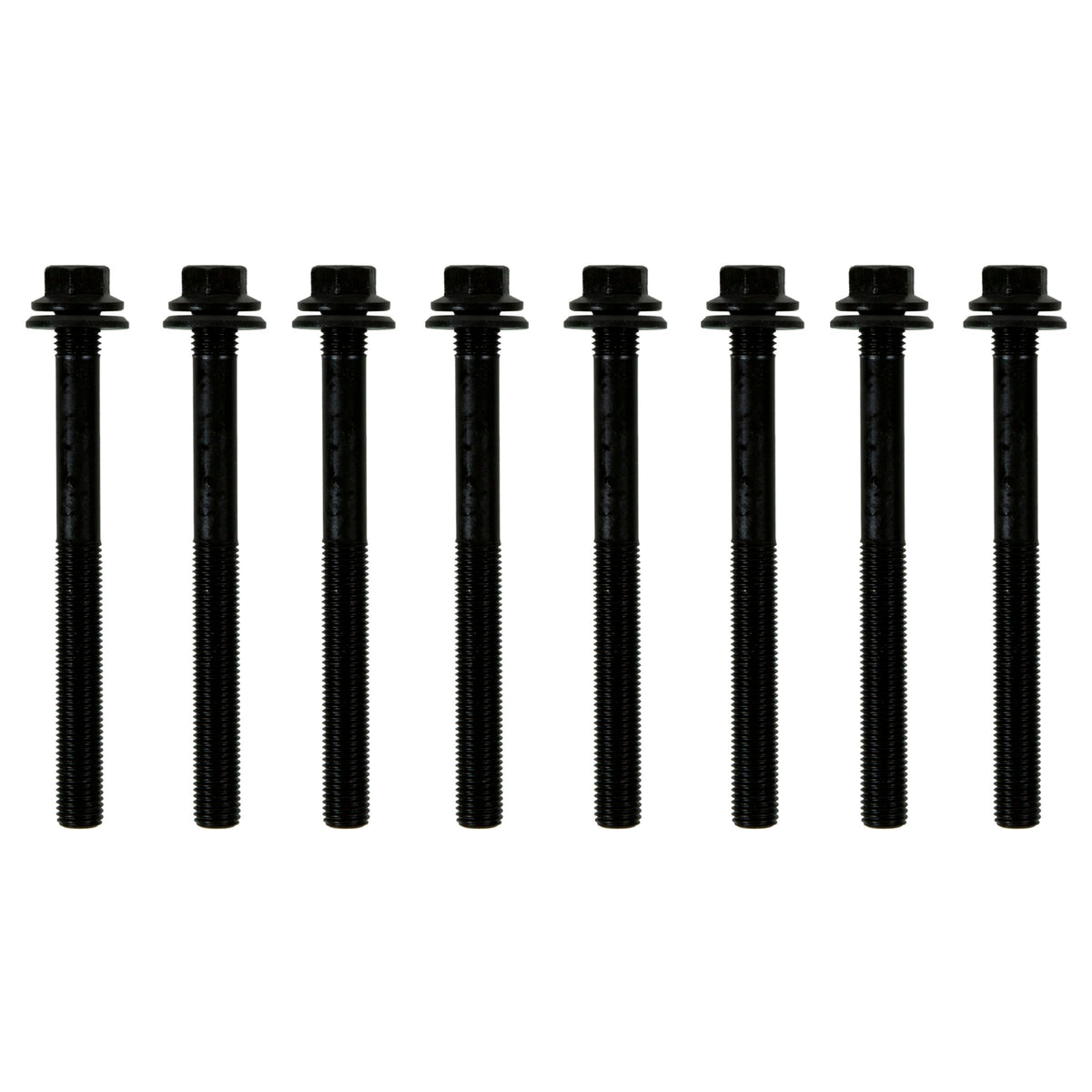 Fel-Pro head bolt set front packaging showing contents and fitment benefits