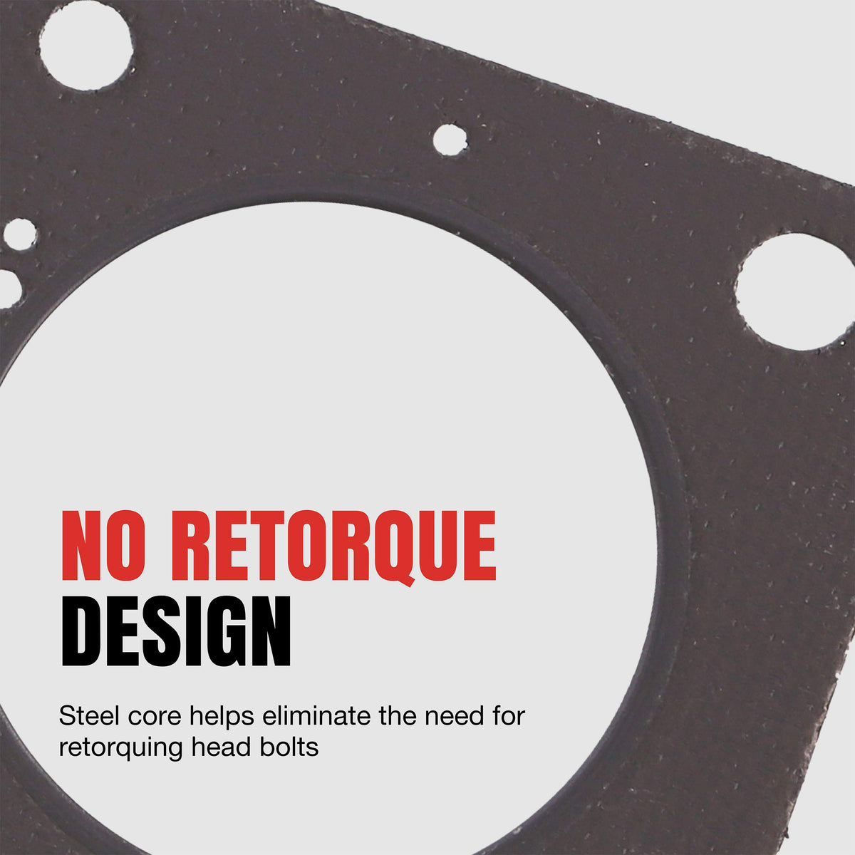 Fel-Pro labeled components layout showing included gaskets and durable materials