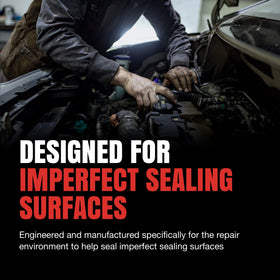 Fel-Pro intake gasket close-up showing material texture and sealing edge for durability