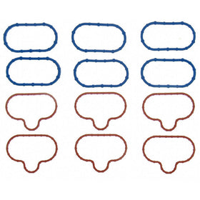 Fel-Pro intake gasket set front packaging showing model and fitment benefits