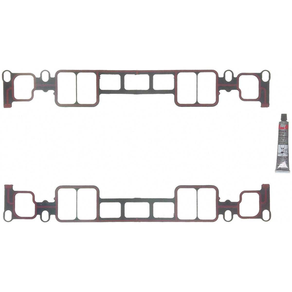 Fel-Pro front-package showing intake manifold gasket set and components for precise sealing