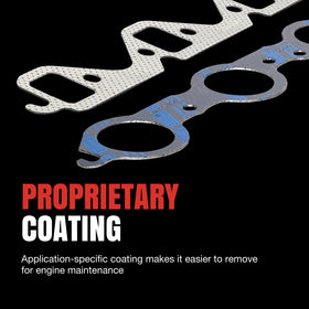 Close-up of Fel-Pro gasket material texture demonstrating heat and seal durability