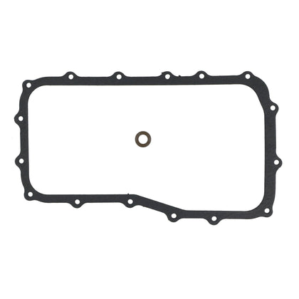 Fel-Pro oil pan gasket front view showing precise fit and leak prevention