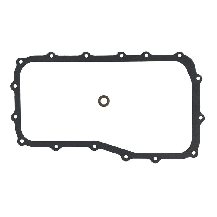 Fel-Pro oil pan gasket front view showing precise fit and leak prevention