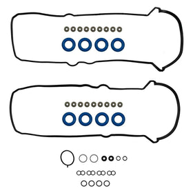 Fel‑Pro valve cover gasket set front view showing kit components and fitment benefit