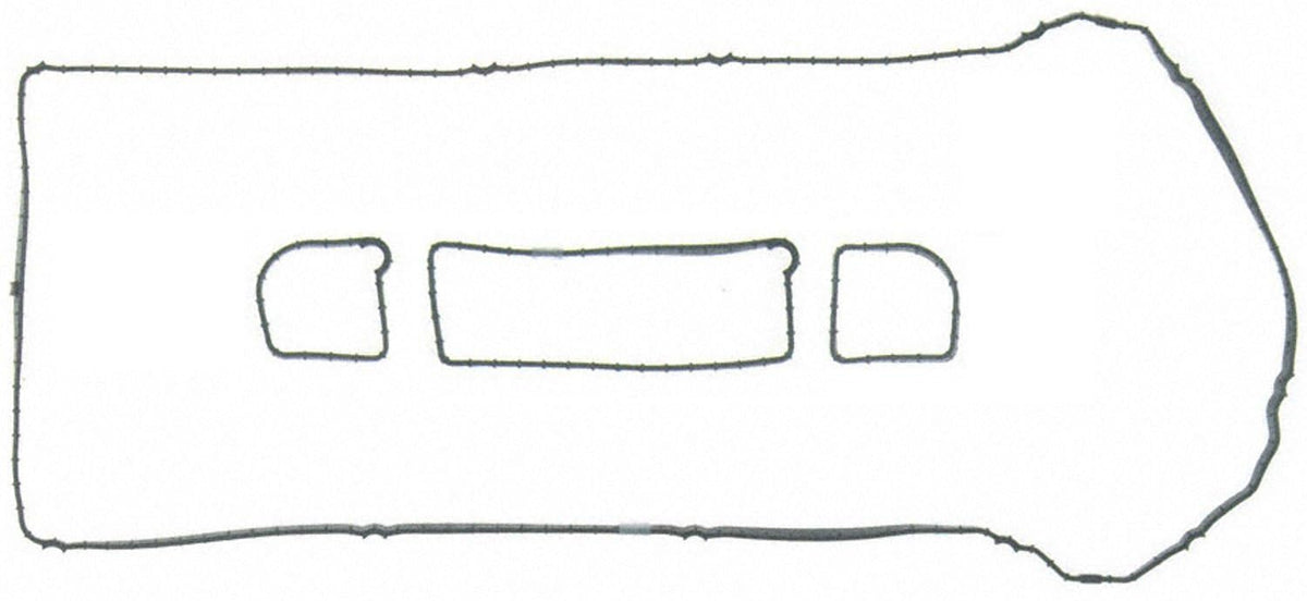 Fel-Pro valve cover gasket front view showing complete kit and ensured oil seal