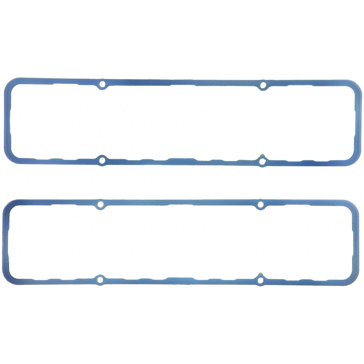 Fel-Pro valve cover gasket front packaging showing molded silicone and fitment benefits