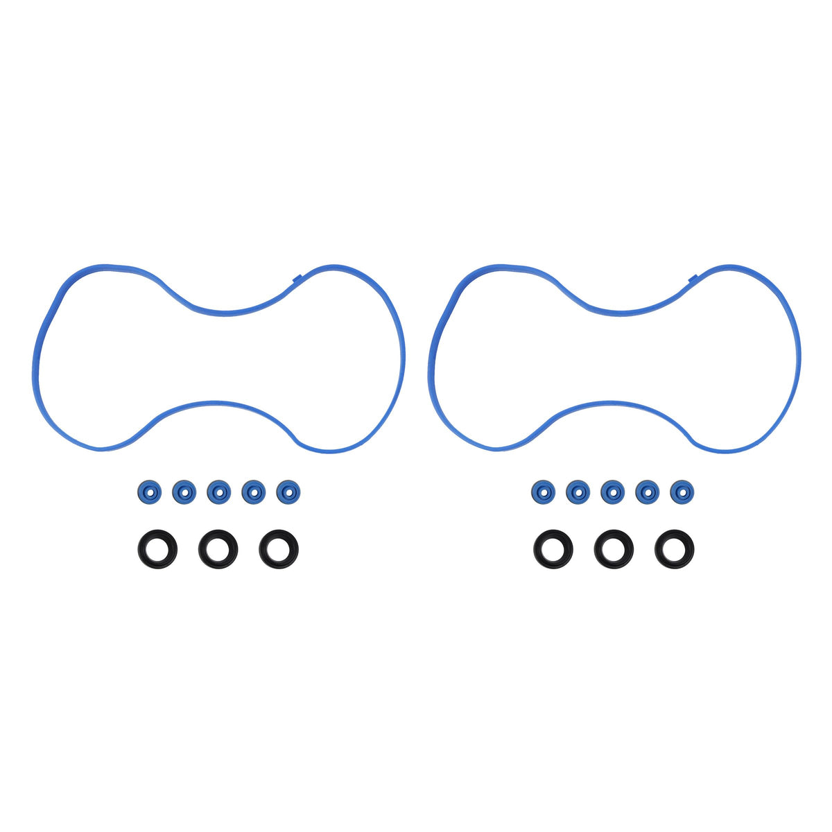 Fel-Pro valve cover gasket front packaging showing kit contents and fitment benefit