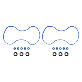 Fel-Pro valve cover gasket front packaging showing kit contents and fitment benefit