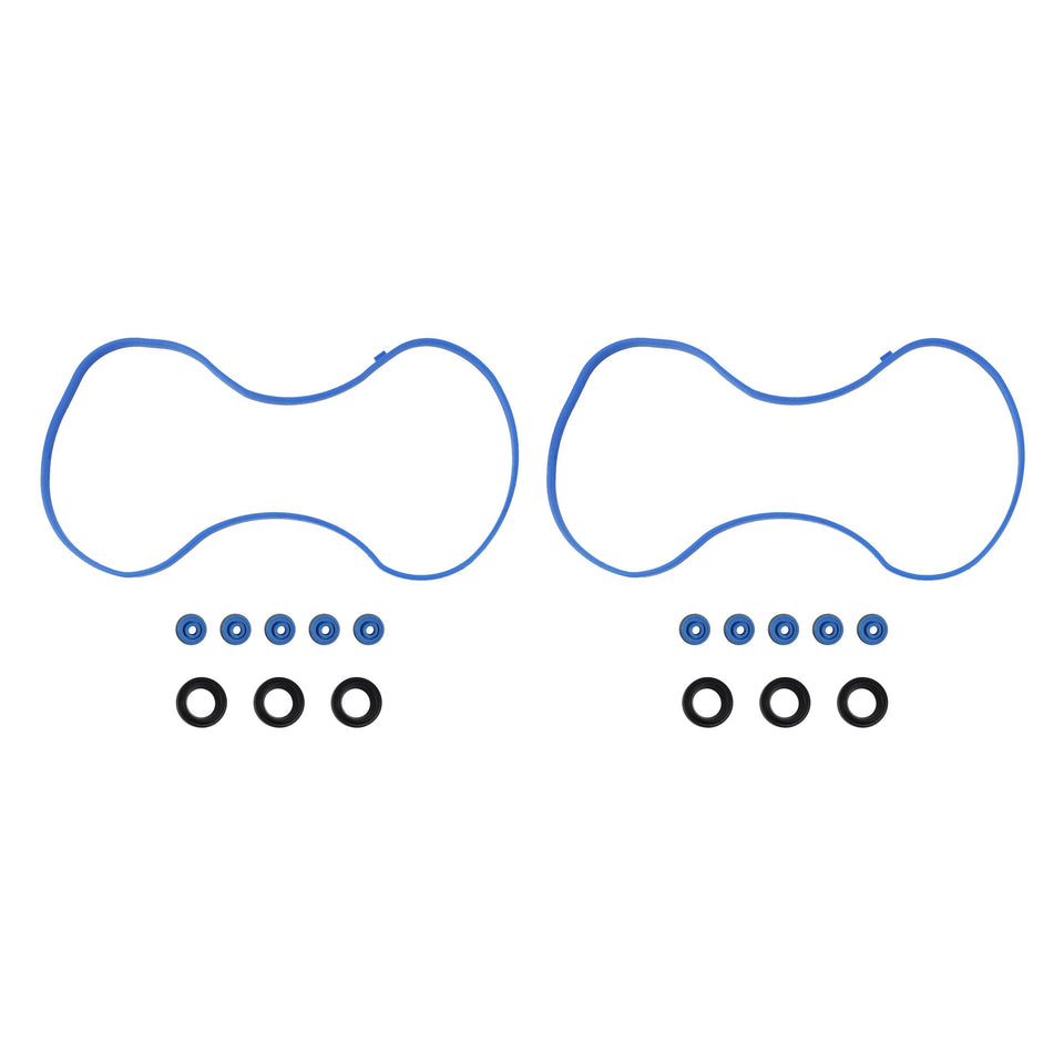 Fel-Pro valve cover gasket front packaging showing kit contents and fitment benefit