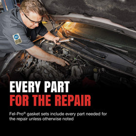 Fel-Pro VS 50304 product label and part numbers showing compatibility details benefit