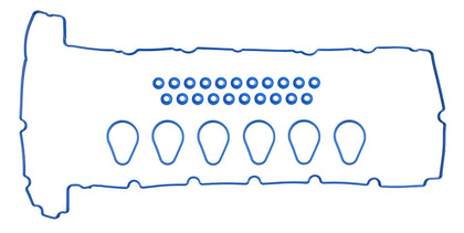 Fel-Pro valve cover gasket set front packaging showing kit contents and fitment benefits