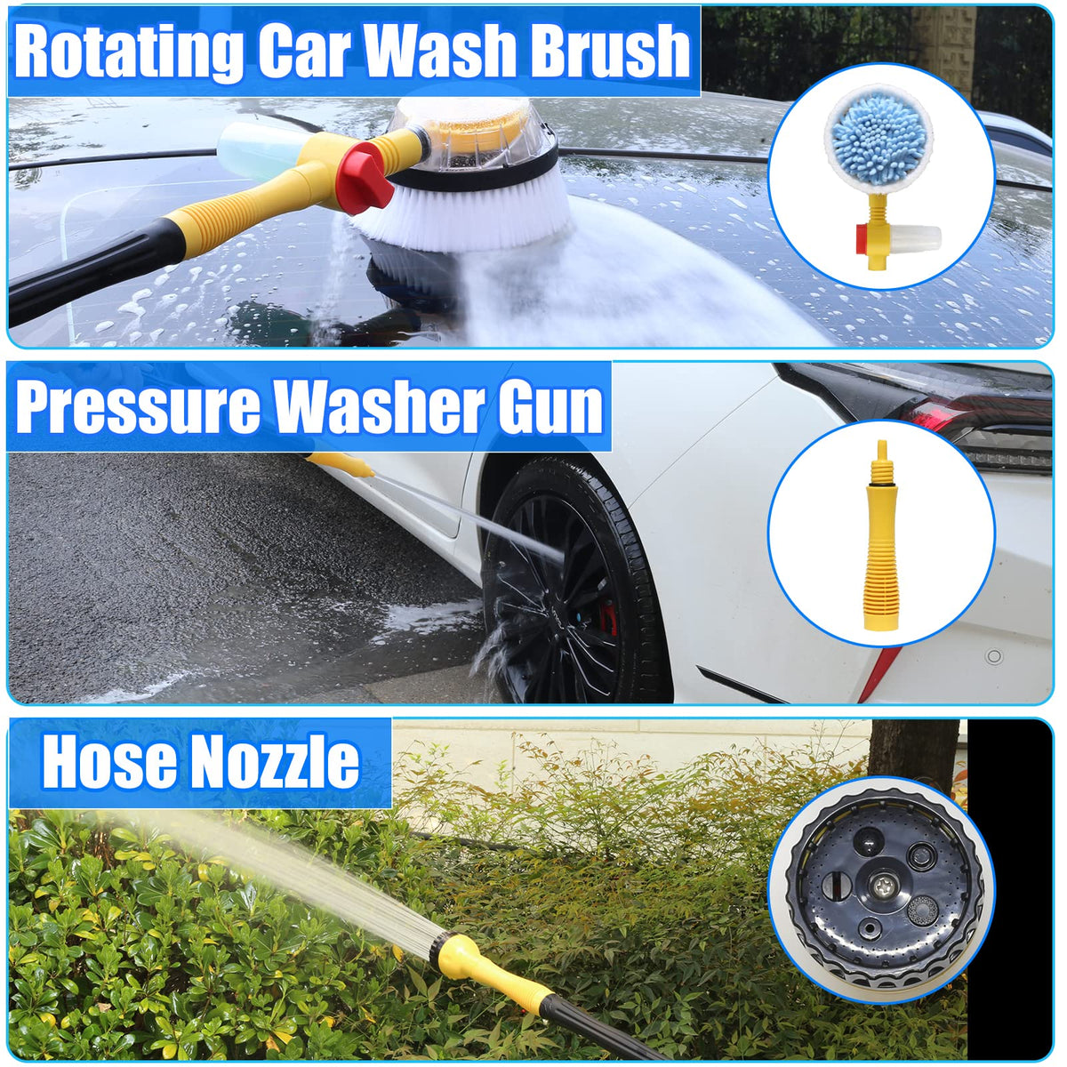FEMBW converted pressure gun ready to rinse off stubborn dirt efficiently