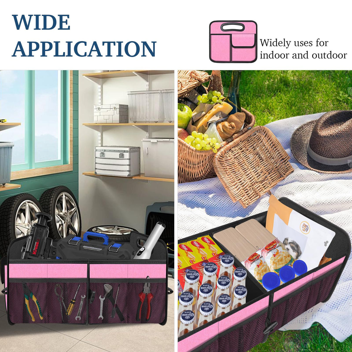 Femuar folded flat for compact storage saving space when not in use benefit