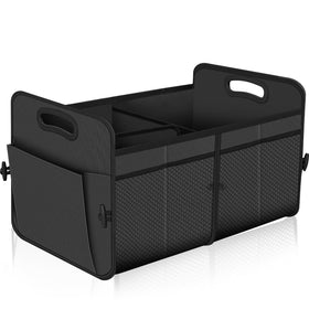Femuar front view showing grey organizer and pocket arrangement for neat storage