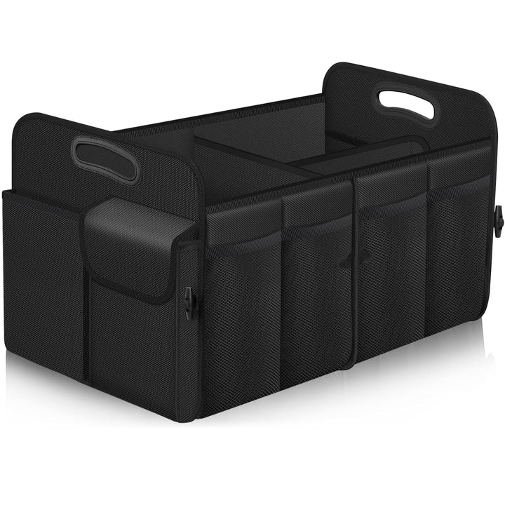 Femuar front view showing organizer layout and large capacity benefit