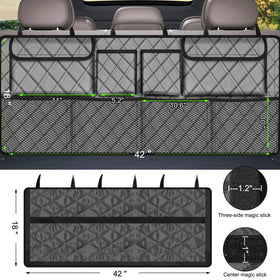 Femuar installed full-width in an SUV trunk for secure storage benefit