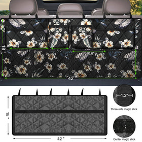 Femuar organizer in trunk with groceries illustrating tidy storage