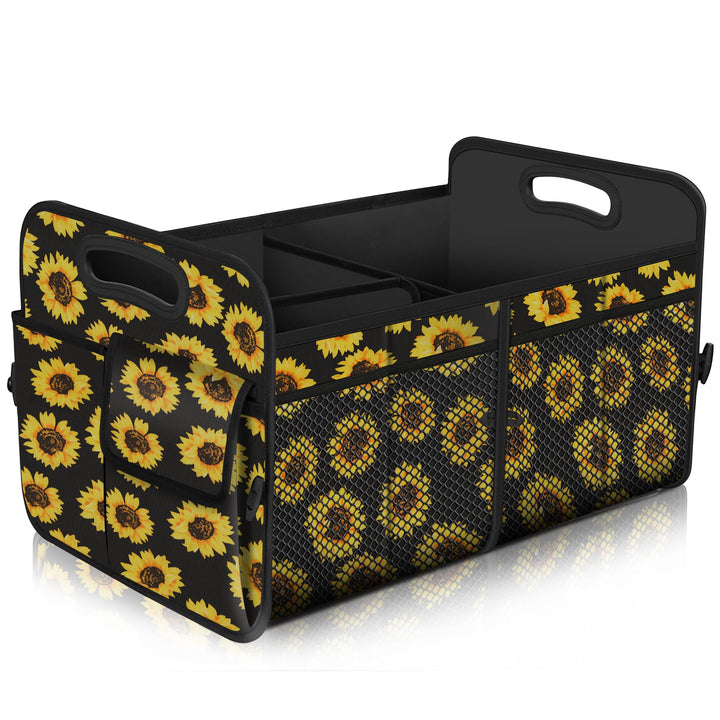 Femuar sunflower front view showing large-capacity trunk storage and organized look
