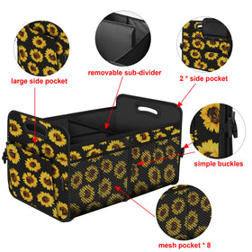 Femuar installed in SUV trunk showing non-slip base and secure placement benefit