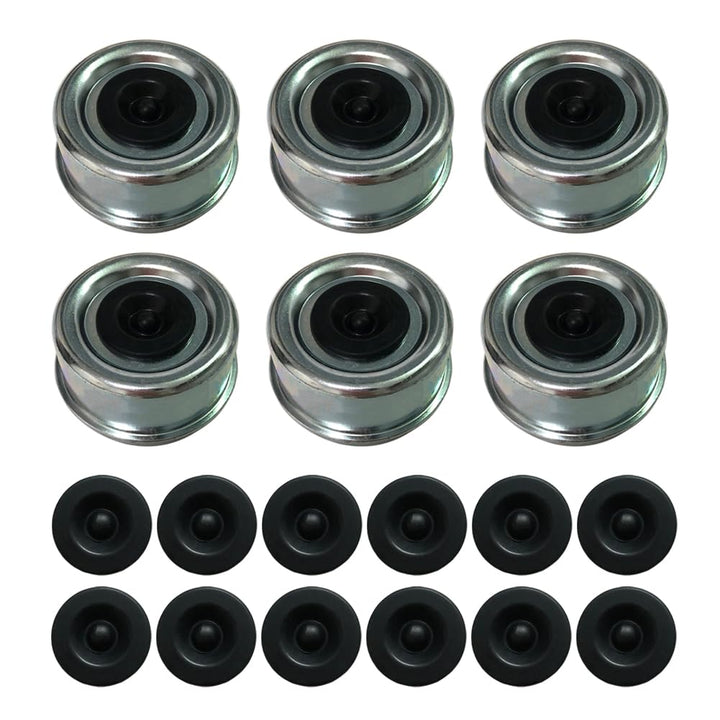 Fenaetimo front view metal grease caps showing corrosion resistance benefit