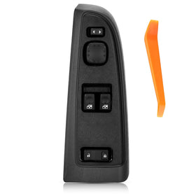 Fengind front driver switch and bezel front view showing OEM fit benefit