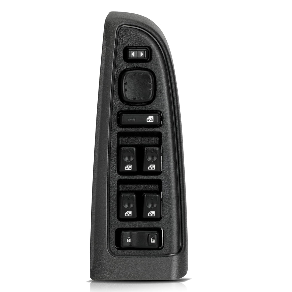 Fengind master switch front bezel showing factory-fit appearance and clean finish