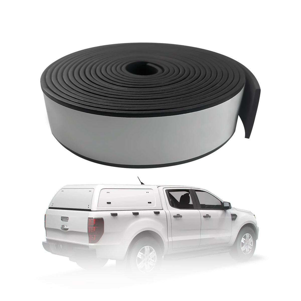 FengleAuto front view of weatherstrip packaging showing product benefit of full-length coverage