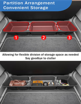 FengYu installed under rear seat demonstrating discreet secure storage benefit