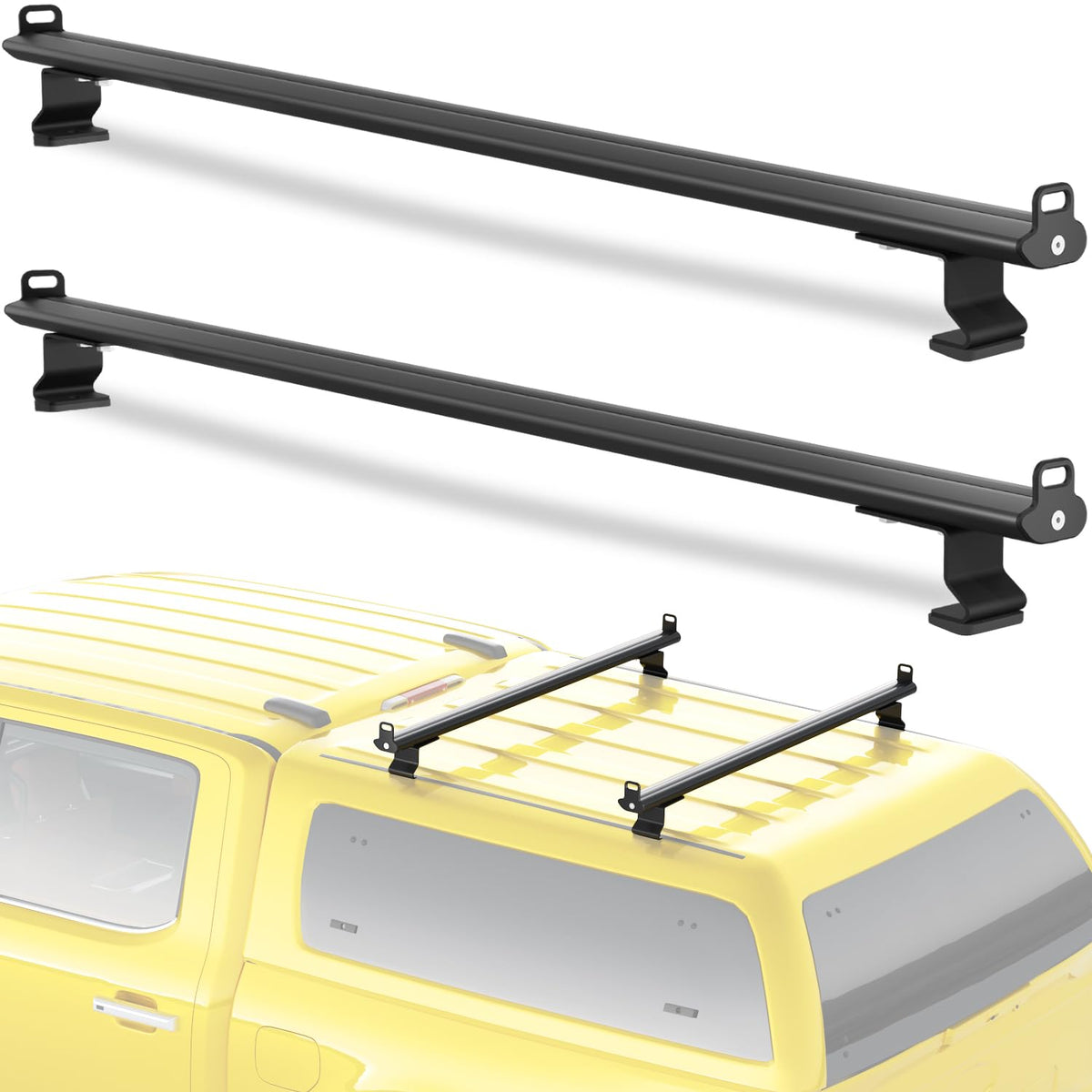 FengYu front view of crossbars showing sturdy load capacity