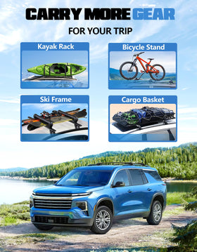 FengYu lifestyle shot on Traverse with cargo showing practical use