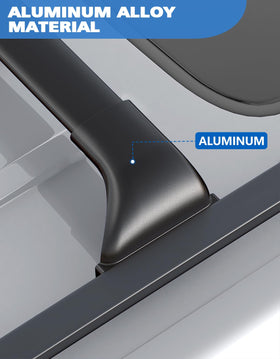 FengYu roof bars beside a ruler for scale showing compact aerodynamic height