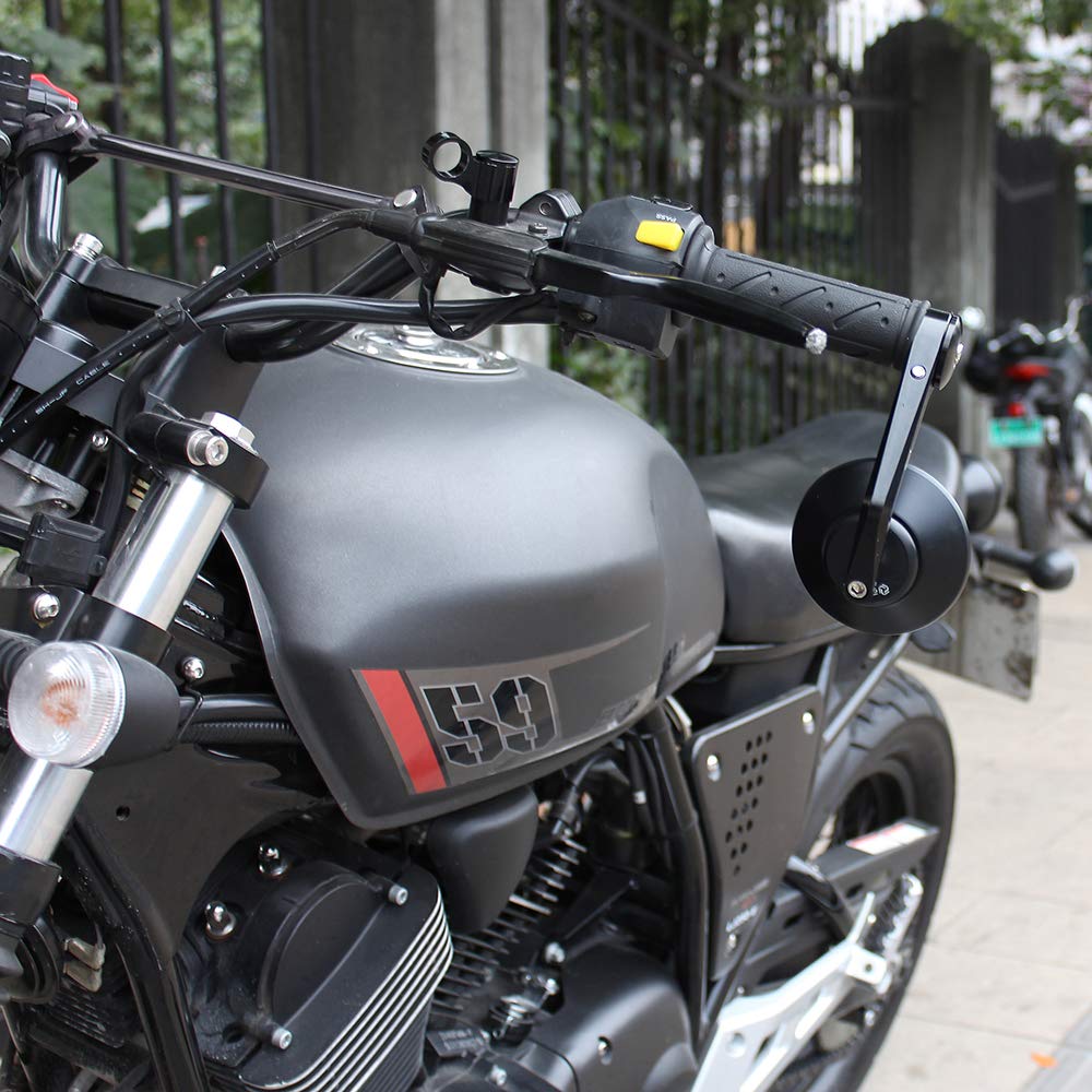 FENRIR lifestyle shot on urban scooter showing stylish fit and visibility benefit