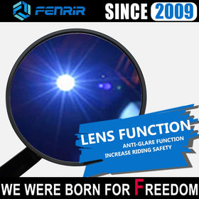 FENRIR road view through mirror showing wide field-of-view benefit