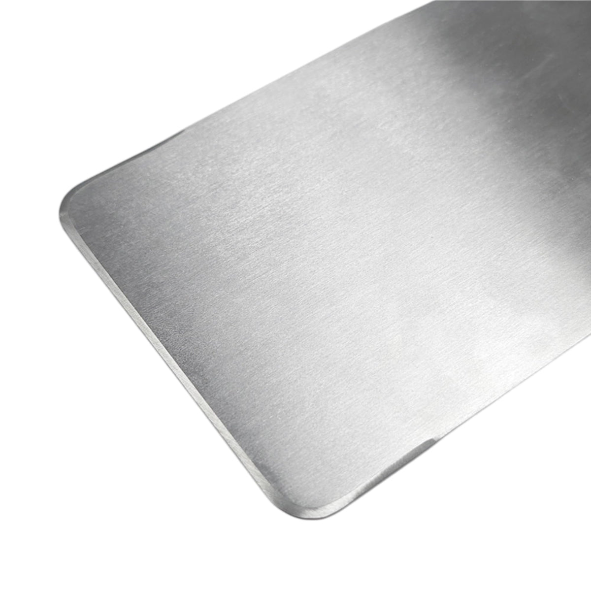 Feqaeqe blade edge close-up showing polished cutting edge for smoother urethane cuts