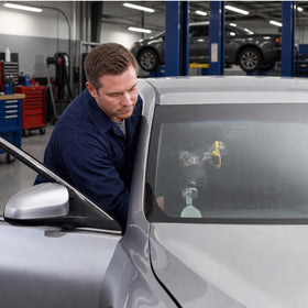 Feqaeqe blade cutting windshield urethane demonstrating controlled removal and speed