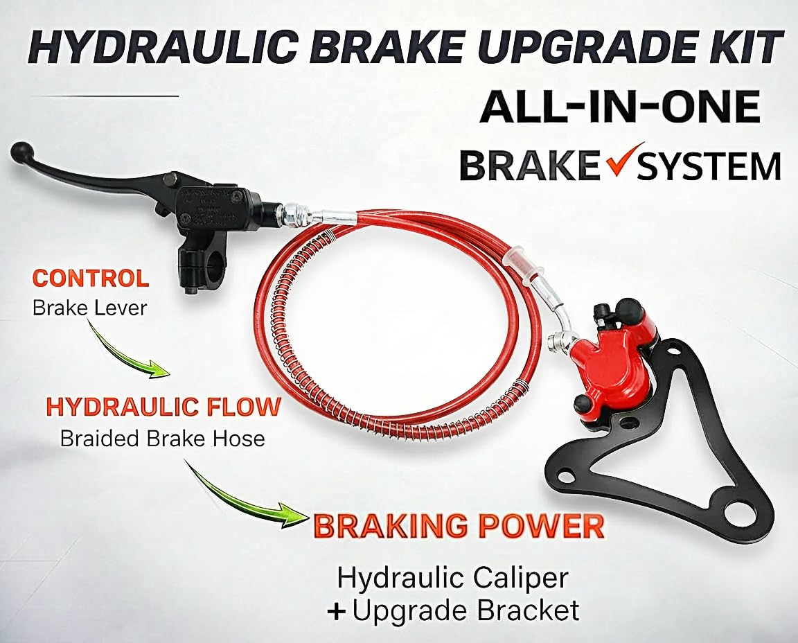 Feralmoto compact master cylinder close-up illustrating reliable control feel
