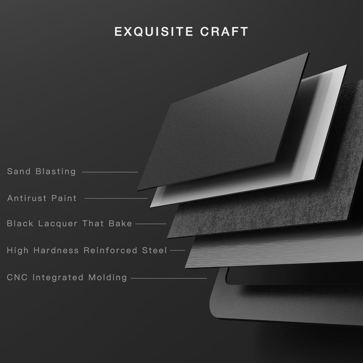 Ferractious side profile demonstrating slim frame fit and flush mounting benefit