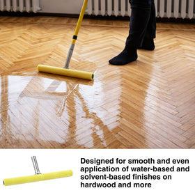 Ferrochef applicator held by hand beside ruler to show scale and easy handling benefit