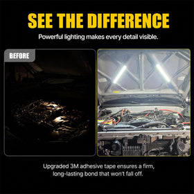Fervorbeam installed in trunk and toolbox offering bright, waterproof light