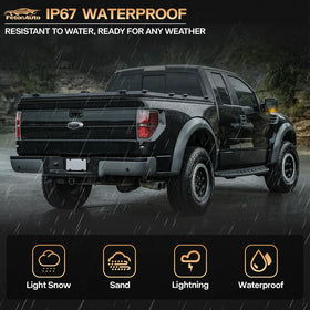 FetonAuto lifestyle shot on driveway emphasizing upgraded truck appearance