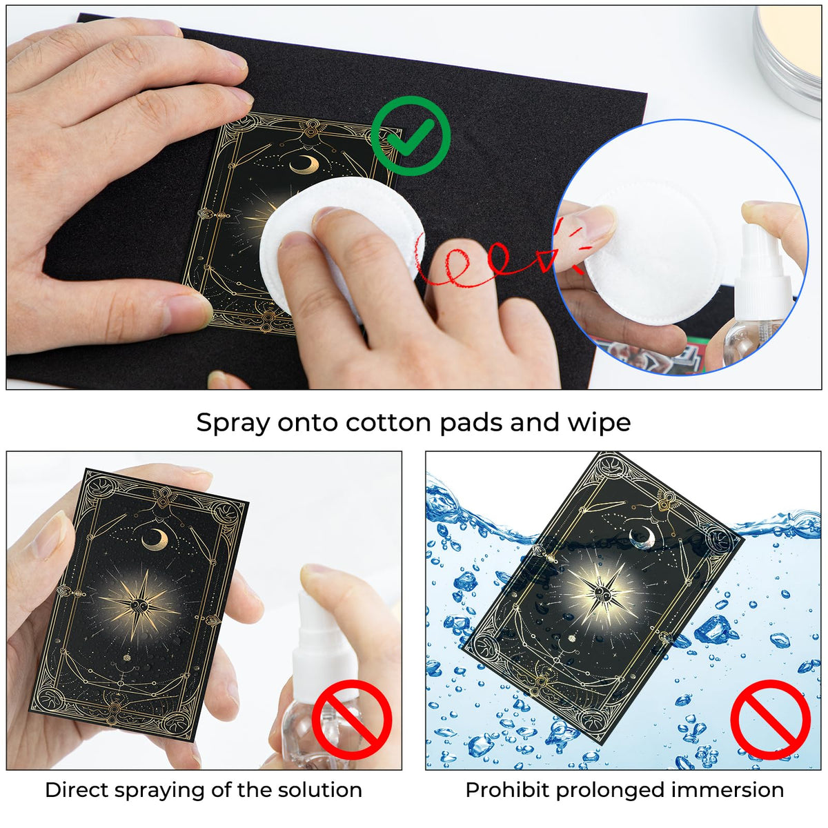 FETUSI polish wax applicator restoring gloss to card surfaces