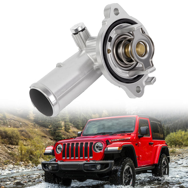 FETUSI front view of thermostat housing showing clean fit and durability