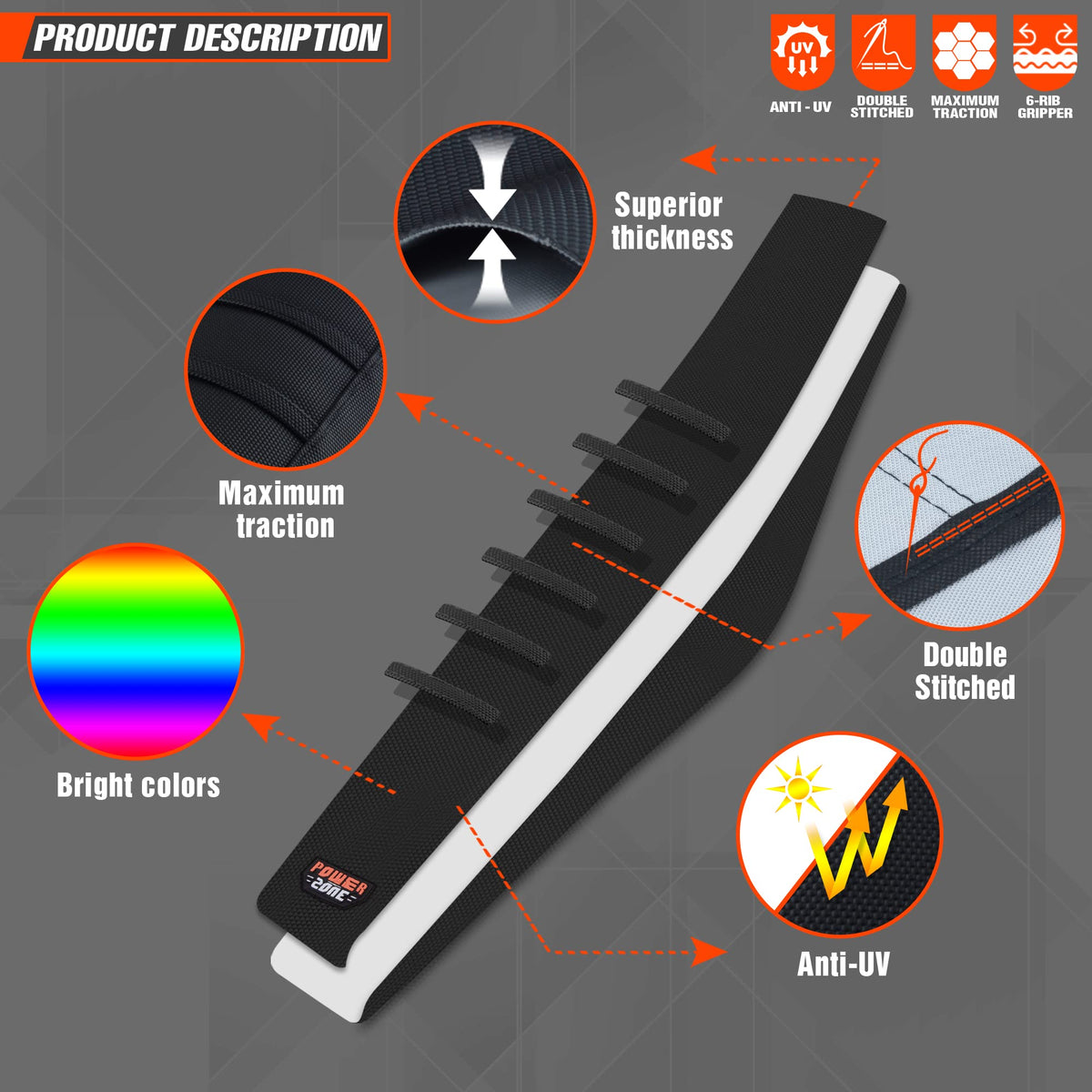 fewfuss detailed double-stitched seams highlighting reinforced durability benefit